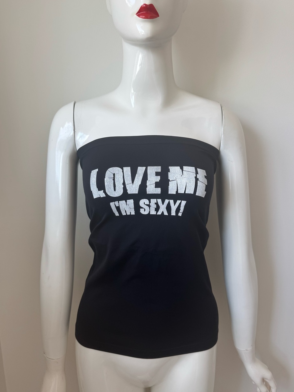 Vintage D&G black graphic tube top